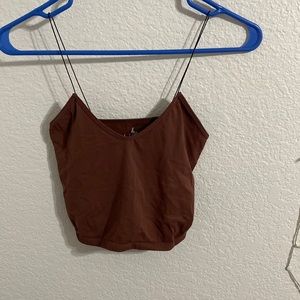 Bergundy Free People Tank